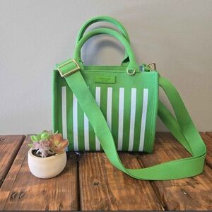♠️ Stripe Knit Crossbody Bag Green blue - Kate Spade New York x Target